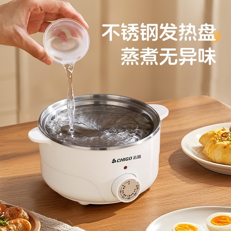 蒸蛋器多功能煮蛋器家用自动断电定时双层小型2025新款早餐机图2