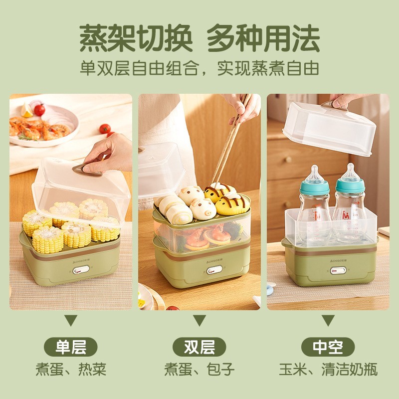 煮蛋器蒸蛋器自动断电家用小型多功能迷你早餐煮鸡蛋宿舍神器图3