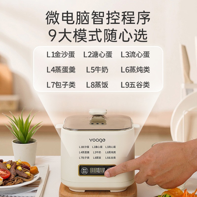 智能蒸蛋机煮蛋器早餐机溏心蛋温泉蛋多功能早餐机家用迷你煮蛋器图4