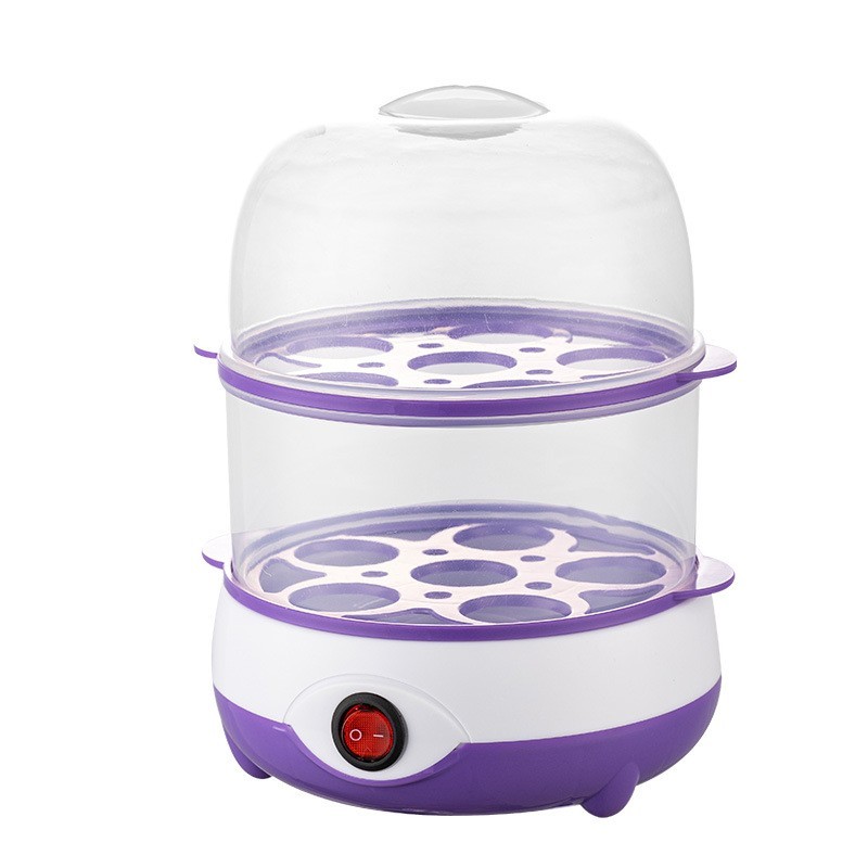 双层多功能家用蒸蛋器防干烧自动断电迷你煮蛋器图5