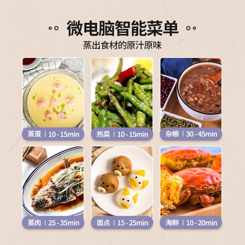 多功能蒸锅家用小型电蒸锅蒸汽锅多层小蒸锅迷你多功能蒸菜图2