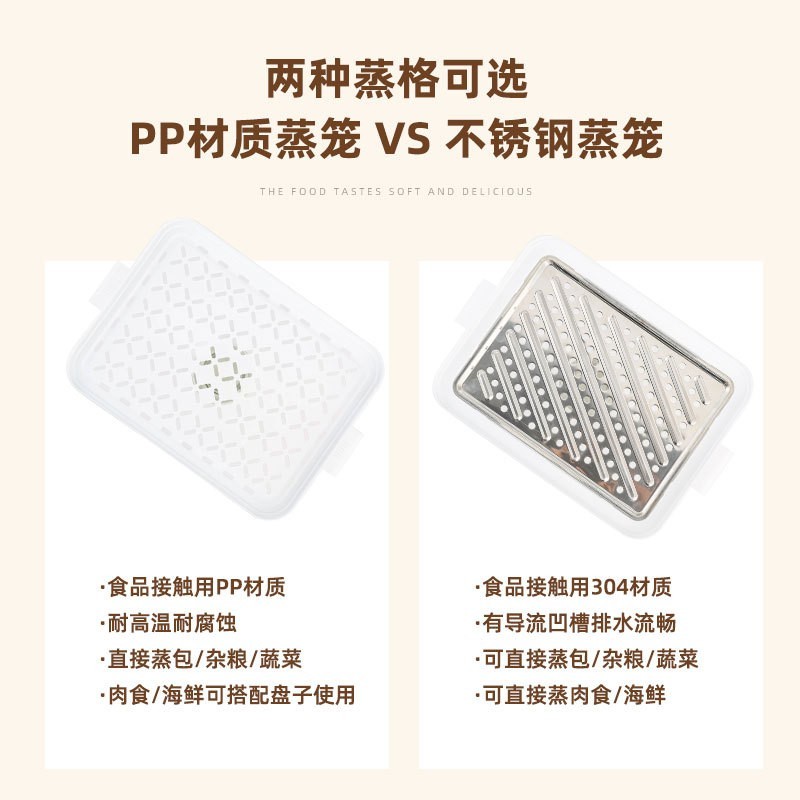 电蒸锅多功能三层早餐机40L全自动保温预约定时蒸锅图4