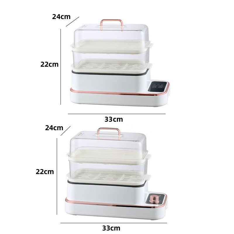 家用多功能大容量电蒸火锅电蒸双层智能预约电蒸锅图5