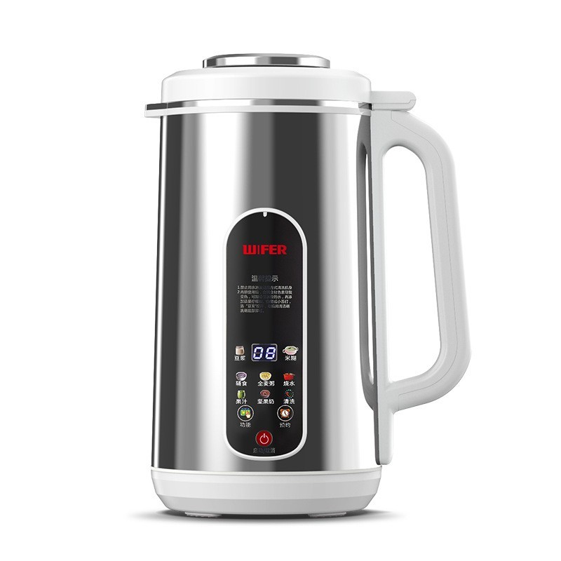 跨境不锈钢多功能大容量家用豆浆机破壁机预约保温免泡辅食欧美规图5