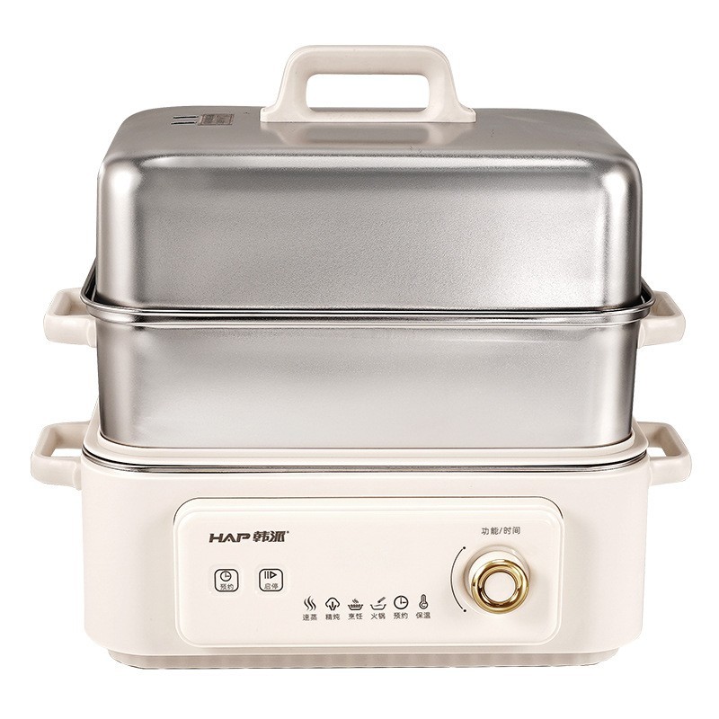 全钢316多功能家用蒸煮炖一体电蒸锅多层大容量图5