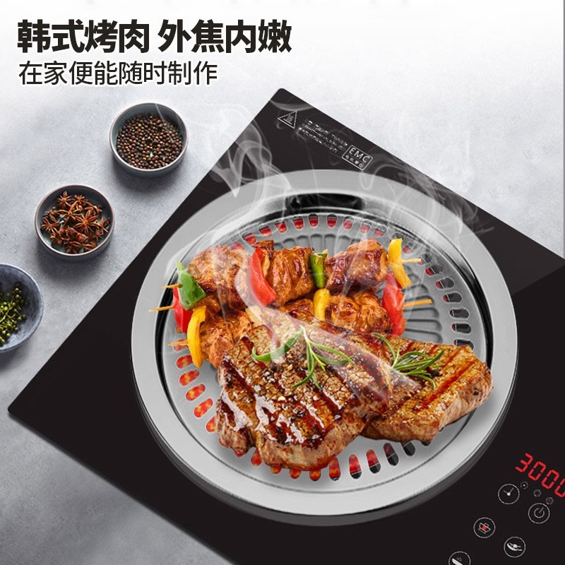 电陶炉电磁炉横放台嵌两用家用触控3000W 410×320mm OEM/ODM图3