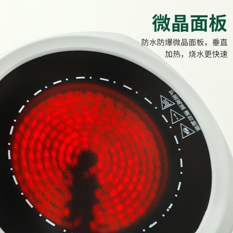 新款电陶炉茶具单小型静音蒸茶壶可保温全玻璃烧水炉煮茶器煮茶炉图2