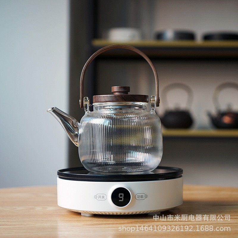 新款电茶炉烧水迷你智能家用小型煮咖啡摩卡壶围炉工厂图3