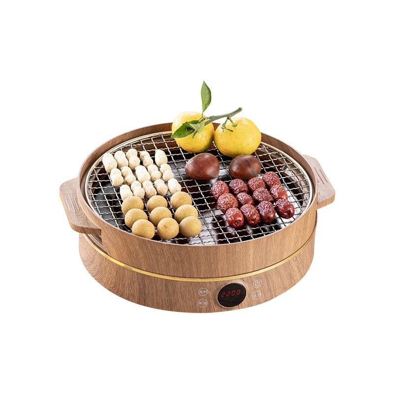 电陶炉围炉煮茶器烧水壶煮茶炉室内多功能电围炉露营便捷圆形炉图5