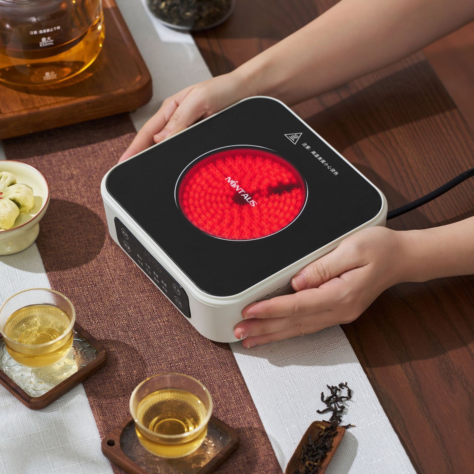 电陶炉加热底座家用新型高端锅煮茶器套装煮茶壶高品质电陶炉图2