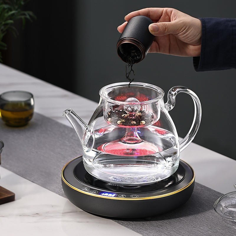 新款小型电陶炉煮茶器小电磁炉家用智能超薄迷你泡茶烧水壶煮茶炉图2