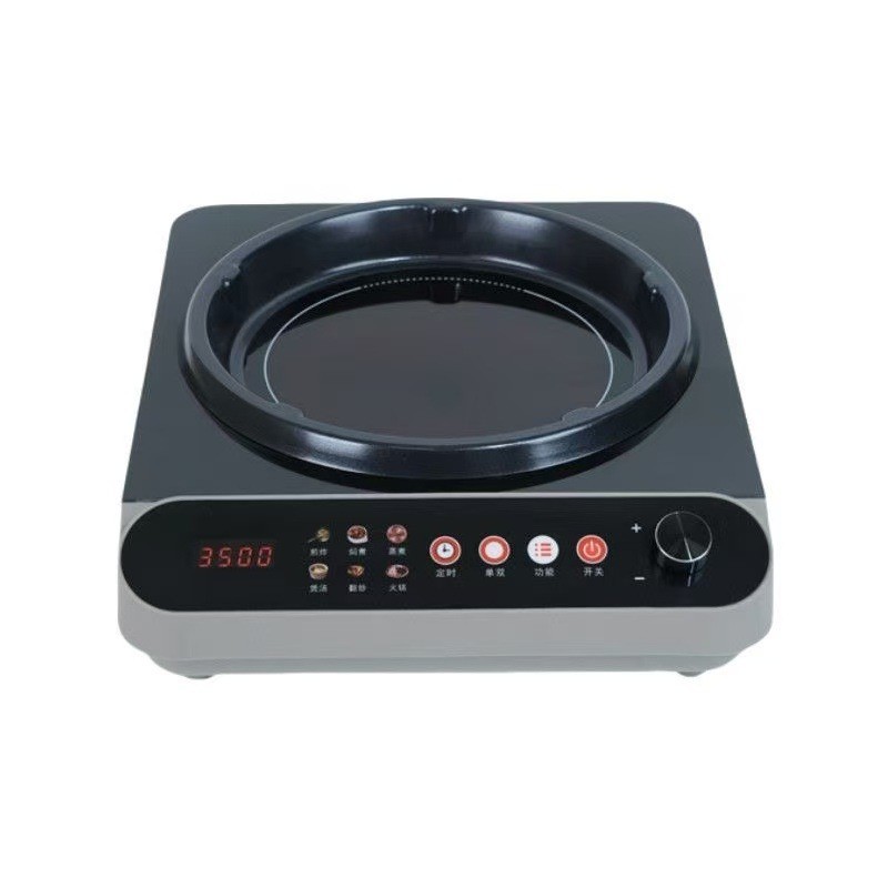 新款凹面电陶炉家用3500W大功率多功能爆炒猛火电磁炉防水商用图2