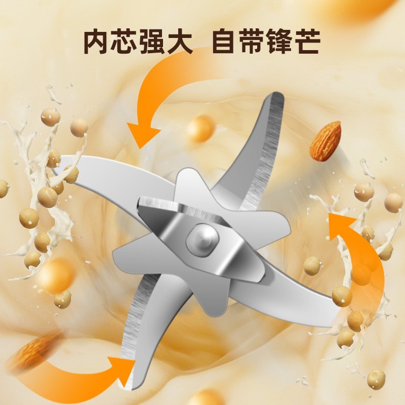 豆浆机家用自动多功能免过滤破壁机小型迷你料理机图2