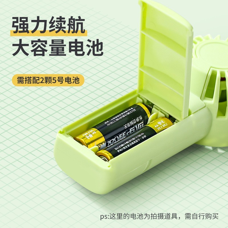 2025新款手持风扇 usb充电小风扇简约便携迷你宿舍桌面大风力礼品图2