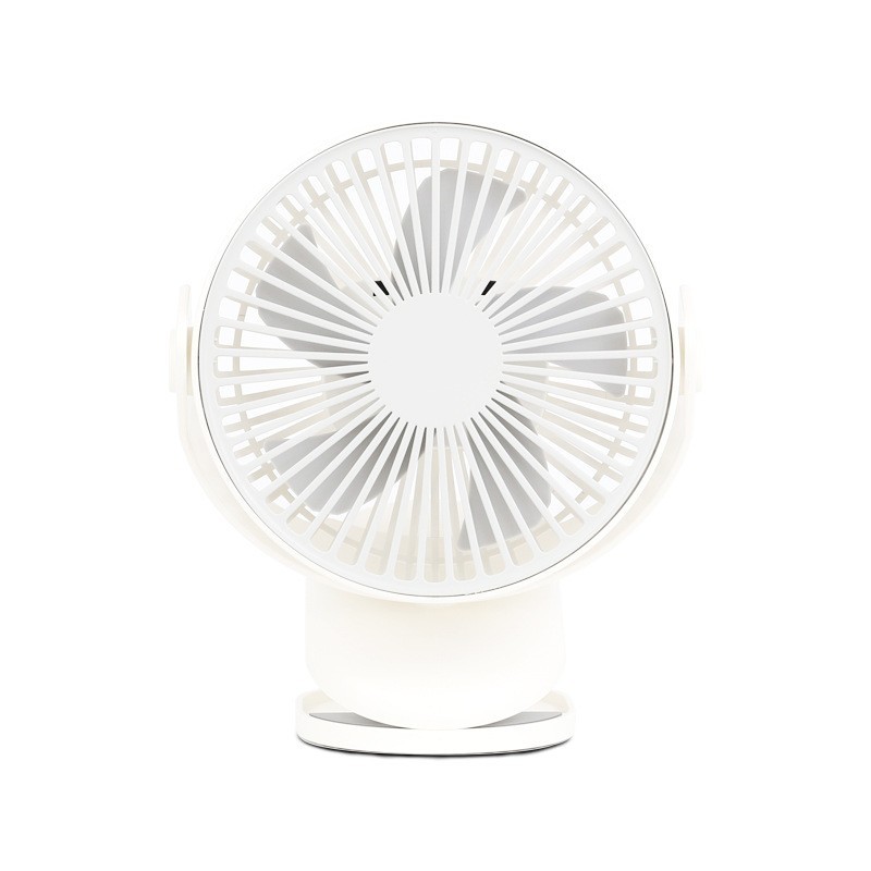 新款便携式迷你桌面风扇充电家用台扇轻音宿舍大风力夹子风扇图3
