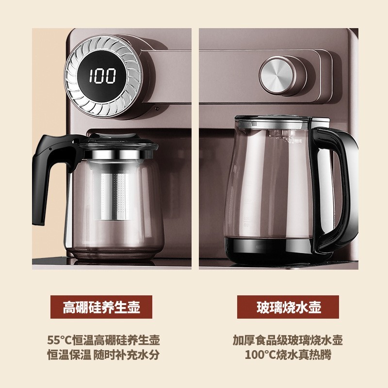 茶吧机多功能制冷制热全自动立式饮水机批发触屏触控遥控冰热图2