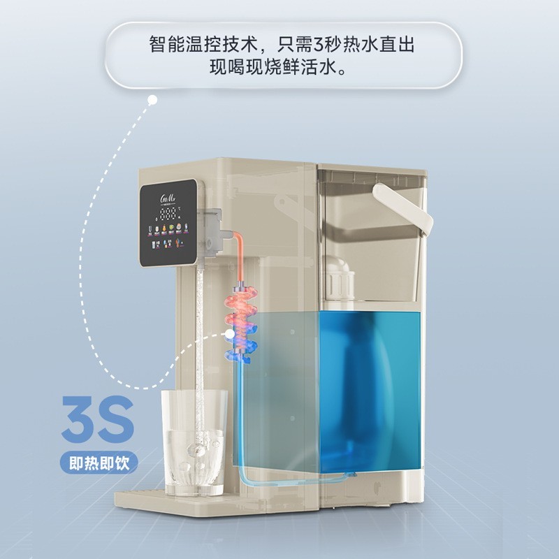 跨境新款3L即热饮水机家用小型桌面台式速热直饮机图4