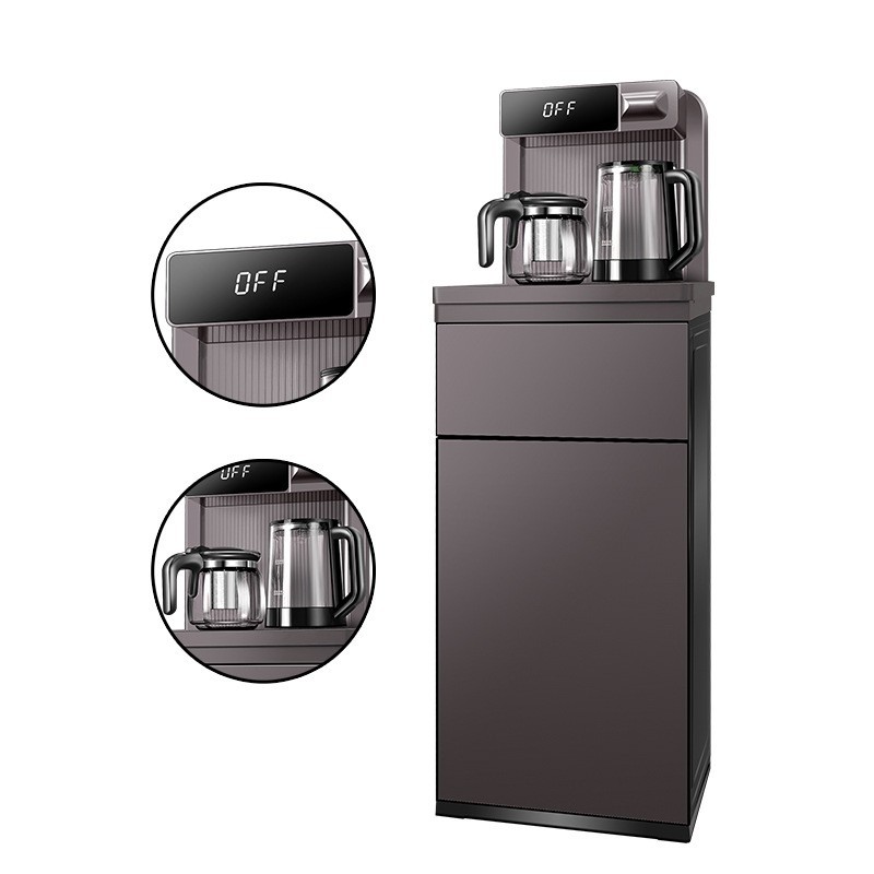 茶吧机家用下置办公室落地智能冷热泡茶立式饮水机语音控制饮水机图2