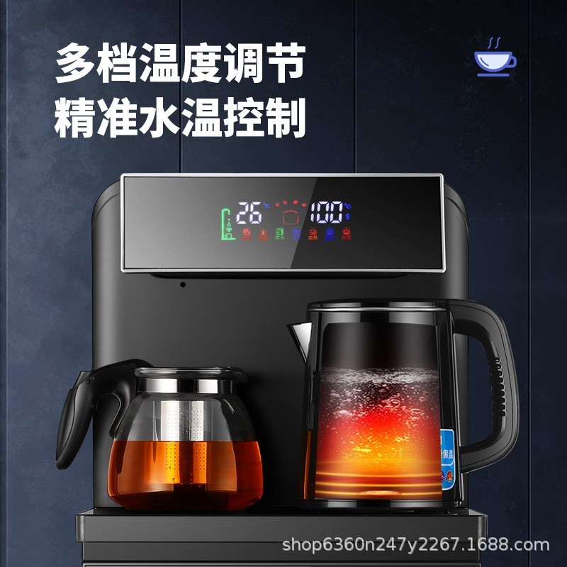 新款茶吧机新款智能语音饮水机制冷热多功能家用制冷热下置全自动图3