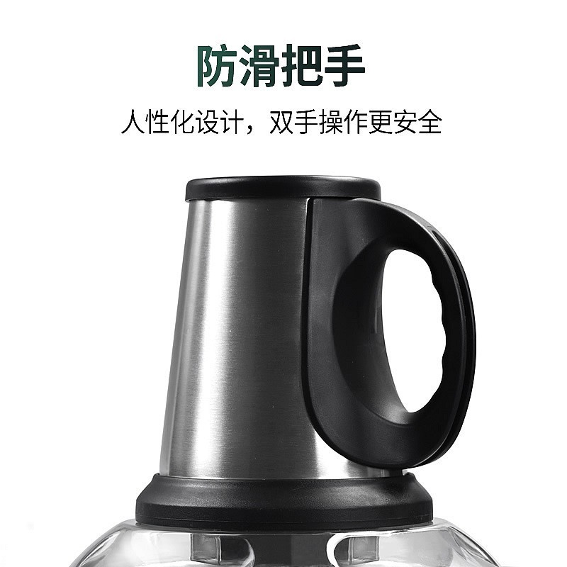 家用电动绞肉机大容量多功能料理机搅拌机绞菜机蒜泥和面辣椒酱图2
