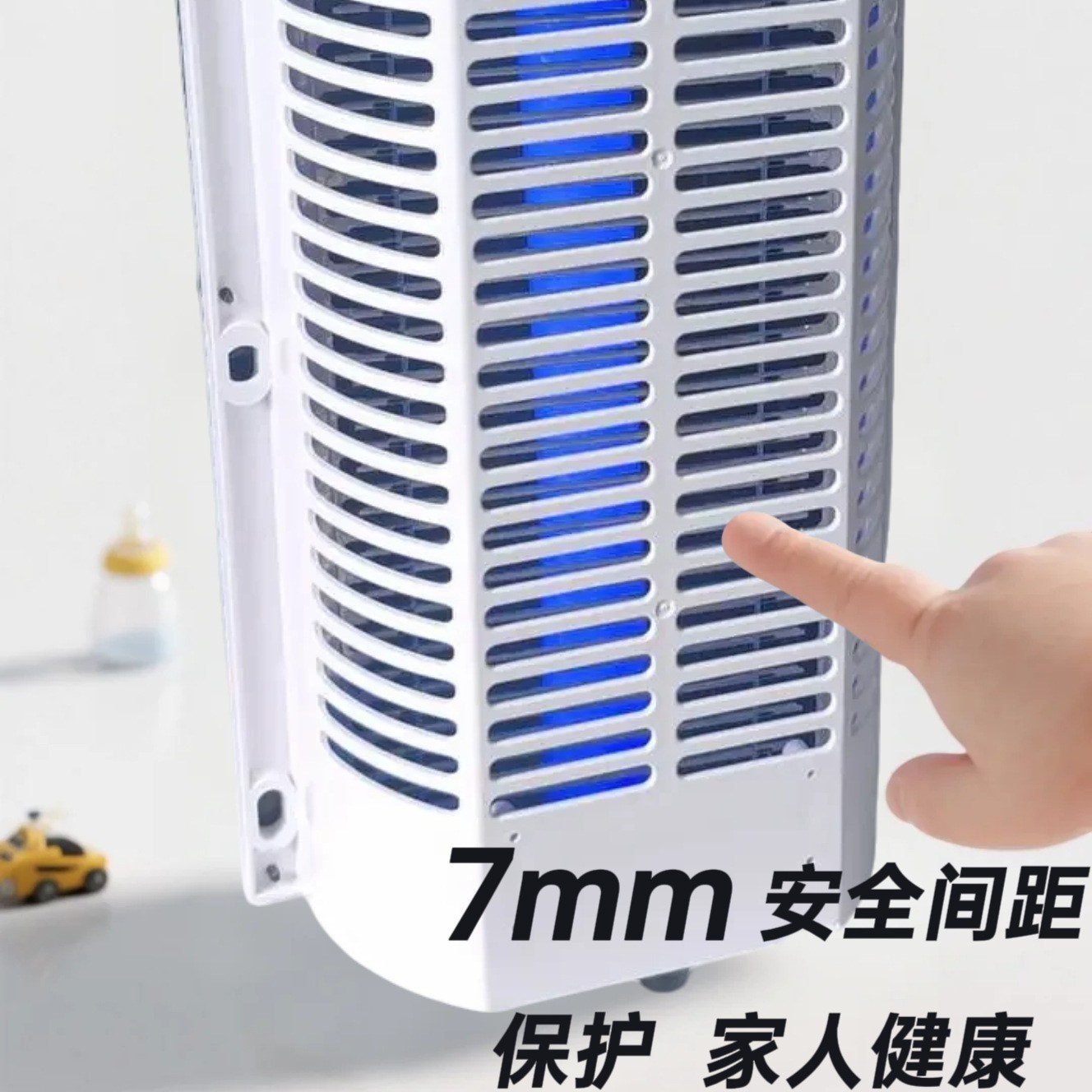 跨境灭蚊灯商用铝合金灭蝇器养殖场紫外线诱蚊灯电击式驱蚊器壁挂图3