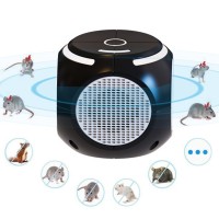 跨境新品led爆闪灯驱鼠器 270度警报动物驱赶器 室内超声波驱鼠器