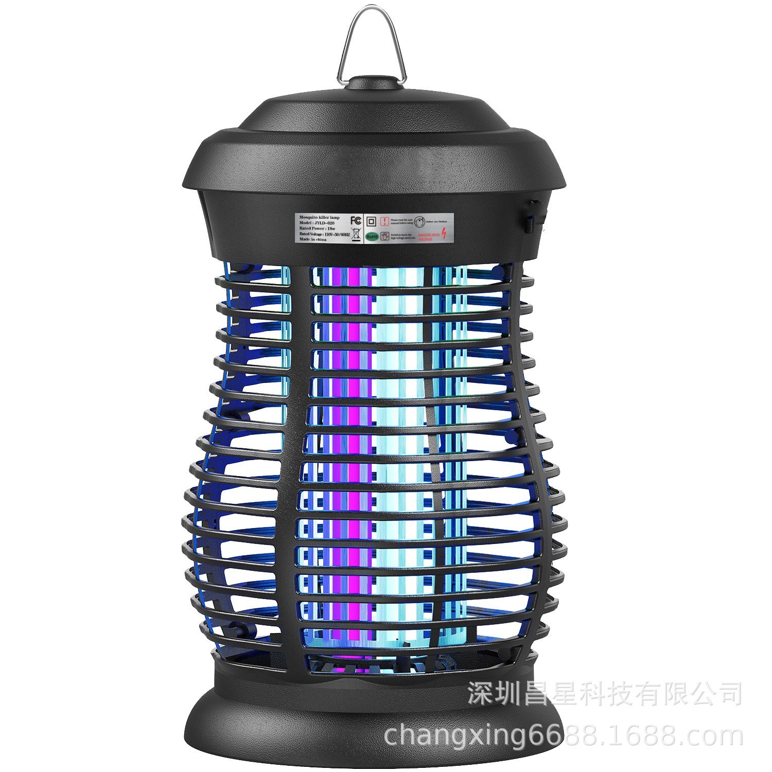 跨境新款电击灭蚊器户外4200V大功率防水灭蚊灯电子灭虫器驱蚊器图5