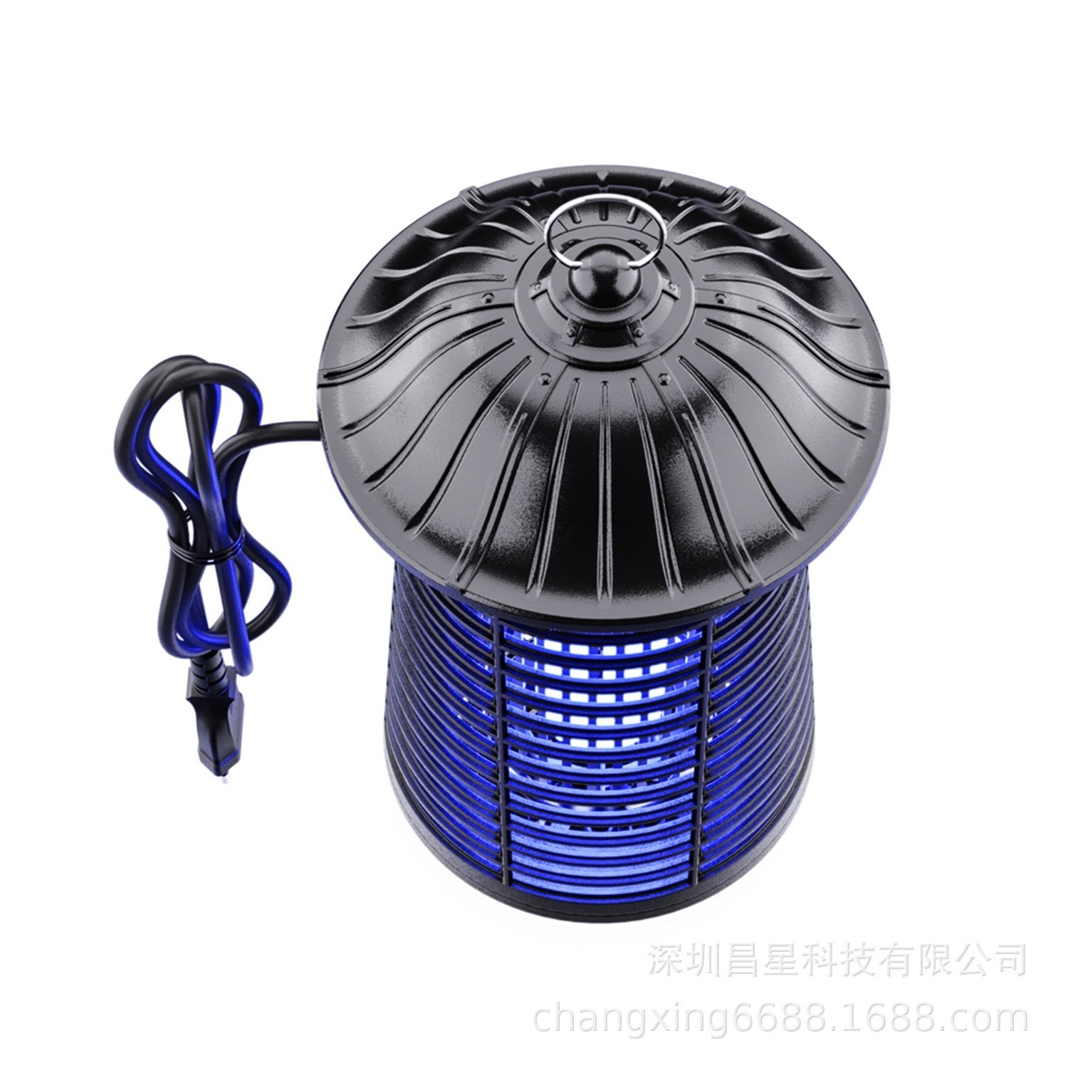 跨境新款户外电动灭蚊灯4200V高电压LED照明灭蚊二合一家用捕蚊灯图5