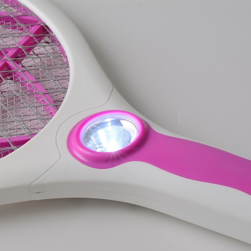 新款电蚊拍锂电池USB充电式灭蚊驱蚊器大网面电苍蝇拍厂家图3