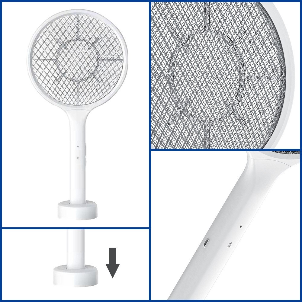跨境折叠二合一电蚊拍充电式家用锂图2
