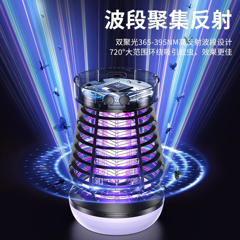 2025年新款灭蚊灯家用灭蚊蝇神器室内户外露营灯SOS应急灯灭蚊器图2
