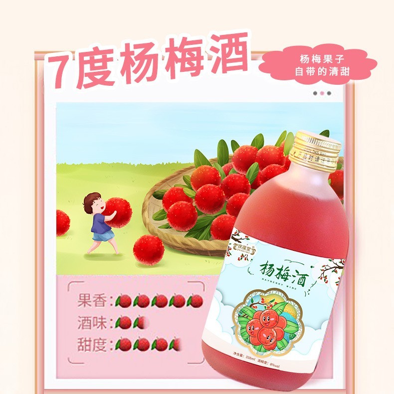 杨梅酒OEM代加工露酒微醺花果酒贴牌代工厂家图3