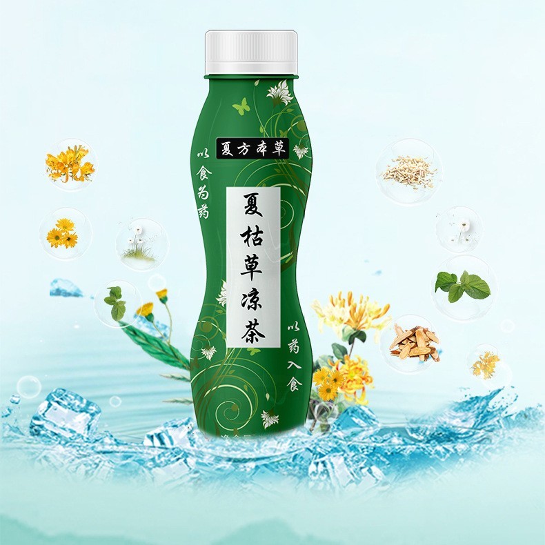 夏枯草凉茶饮料定制 瓶装凉茶植物饮料整箱OEM贴牌定制图4