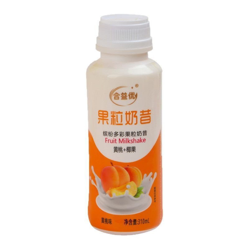 黄桃味果粒酸牛奶昔饮品果汁味酸牛乳酸菌饮料瓶装果粒奶昔图5