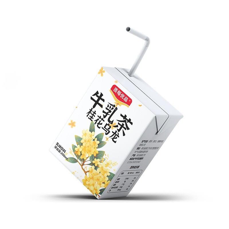 桂花乌龙牛乳茶港式奶茶含乳饮品200ml早餐奶饮料定制贴牌代工oem图5