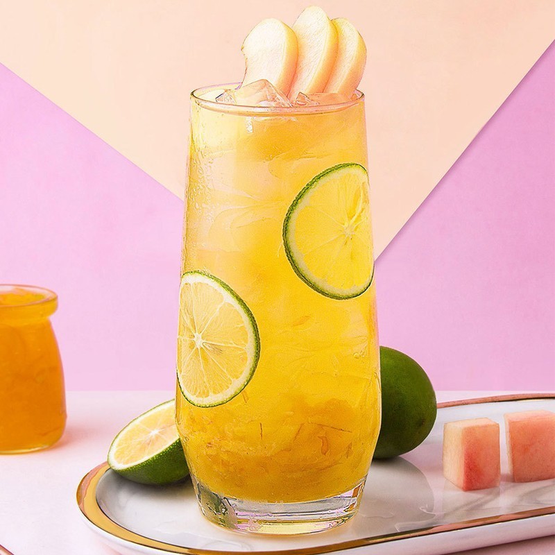 蜂蜜柚子茶1.4kg水果酱风味果肉冬夏四季冲饮果汁图2