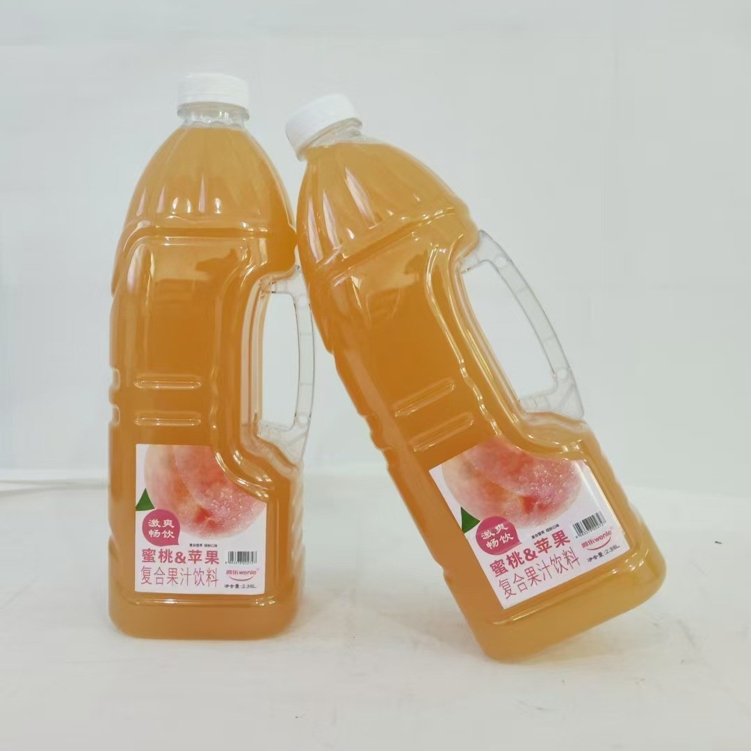 蜜桃苹果复合果汁饮料6*2.38L箱厂家图4