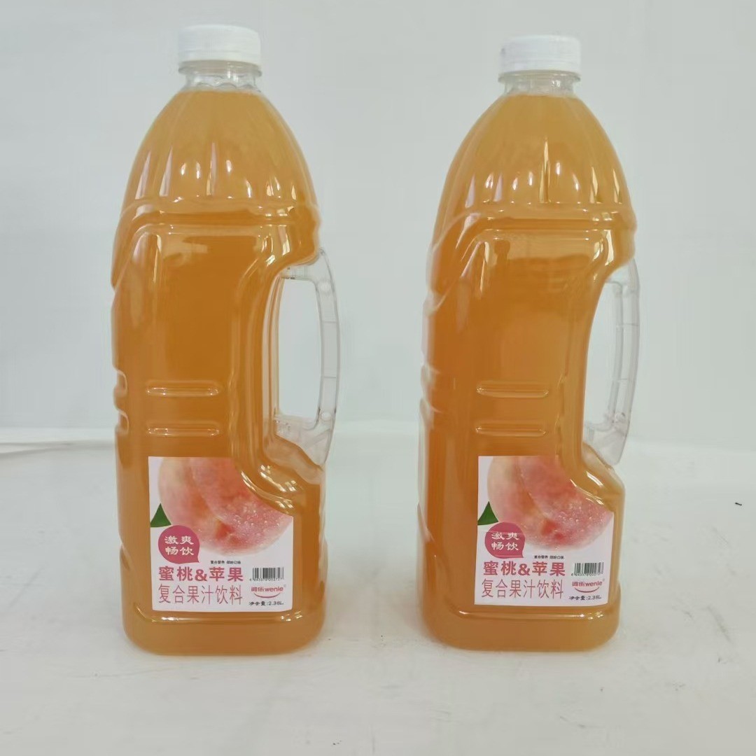 蜜桃苹果复合果汁饮料6*2.38L箱厂家图3