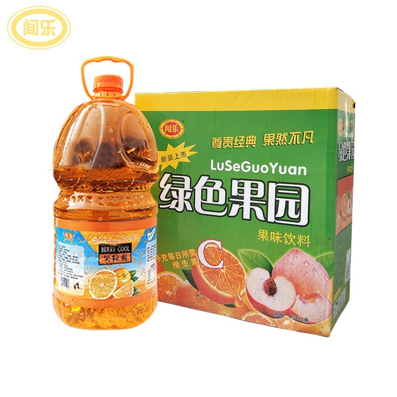 果粒爽橙汁饮料4.5L*2 休闲饮品果味果汁饮品图3