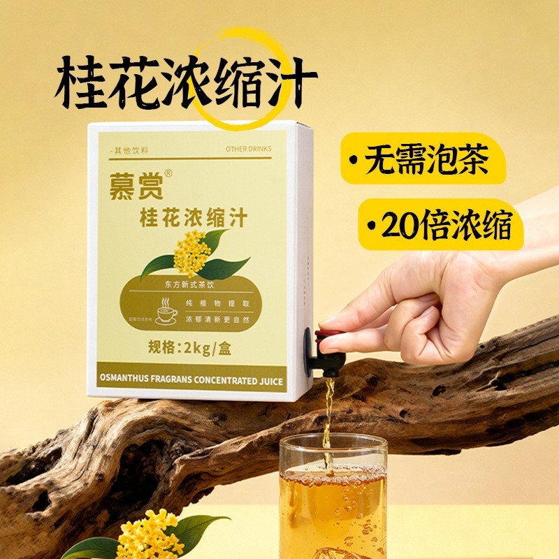 桂花提取液茉莉茶浓缩液茶汤原液茶20倍浓缩液奶茶咖啡店饮品商用图4