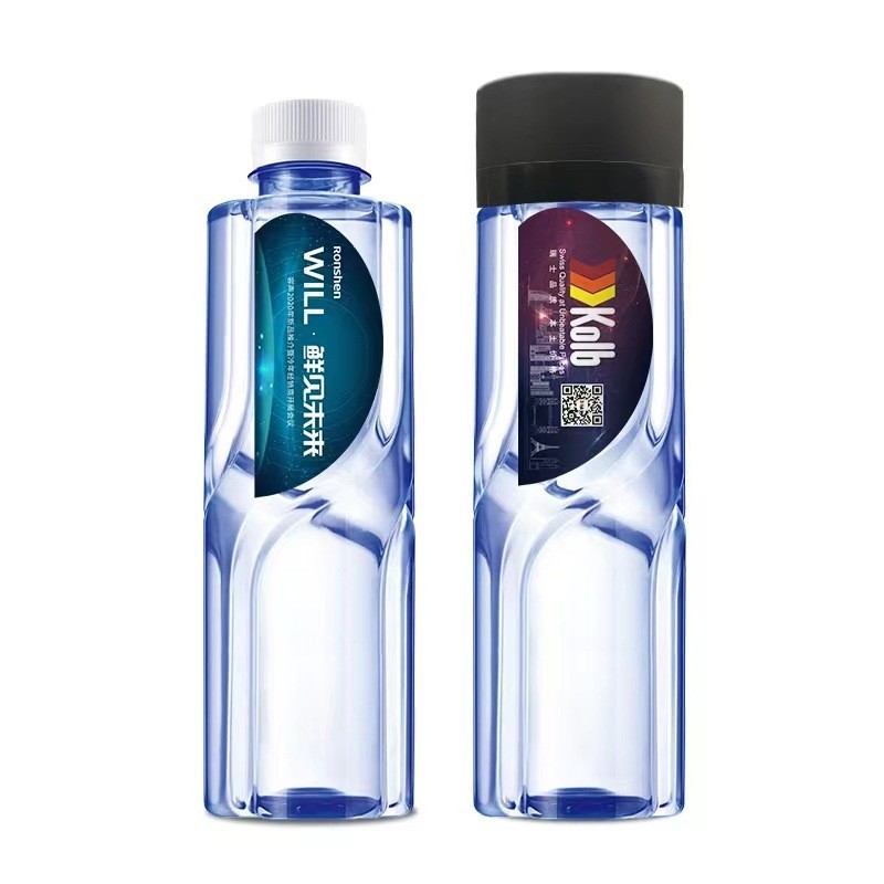 百岁山定制水348ml矿泉水小瓶水定制企业酒店贴标logo婚宴矿泉水图2