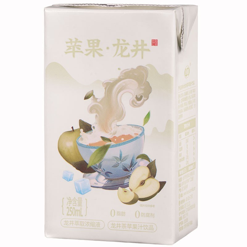 龙井茶饮250ML*10盒整箱图4