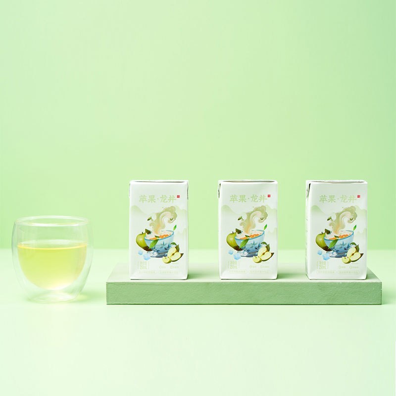 龙井茶饮250ML*10盒整箱图2