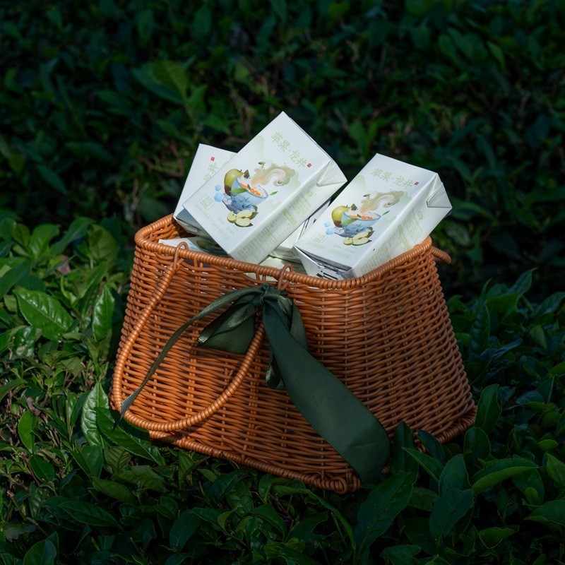 龙井茶饮250ML*10盒整箱图5