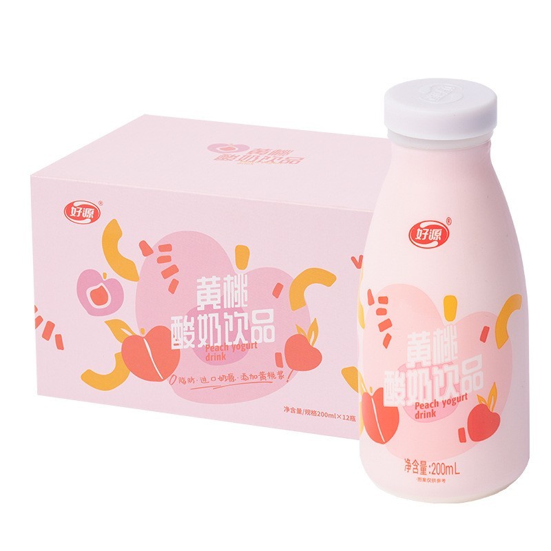 果味脱脂酸奶饮品12瓶200ml学生早餐奶图4