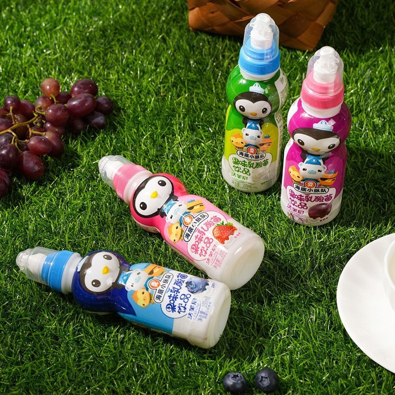 200ml果味乳酸菌饮品四种果味乳酸菌饮料 水果草莓风味饮品图3