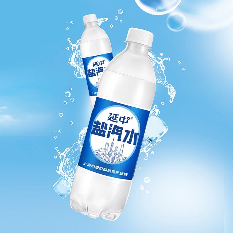 延中盐汽水上海祛暑解渴碳酸饮料低能量图2