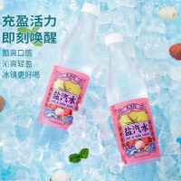 上海风味盐汽水荔枝夏季解防暑饮品碳酸