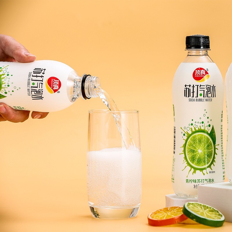 汽水饮料源头碳酸气泡水灌装工厂青柠味白桃味苏打气泡水饮品图3