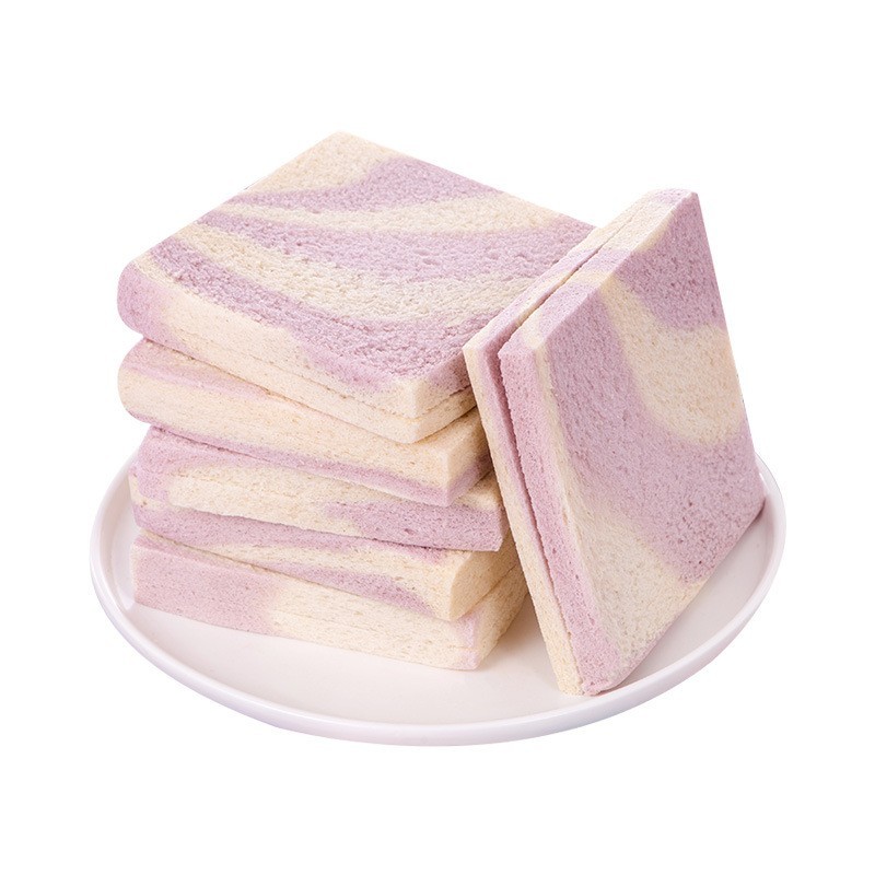 魔方芋泥味夹心吐司早餐代餐饱腹糕点零食图4